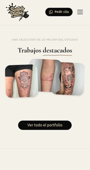 Art Bartolo Tattoo mobile view